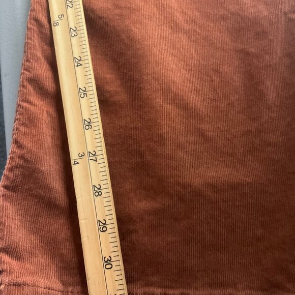 Wrangler Womens 16 High Rise Fierce Flare Corduroy Pants Brown Boho Festival - Picture 9 of 12